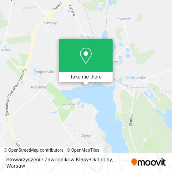 Карта Stowarzyszenie Zawodników Klasy-Okdinghy