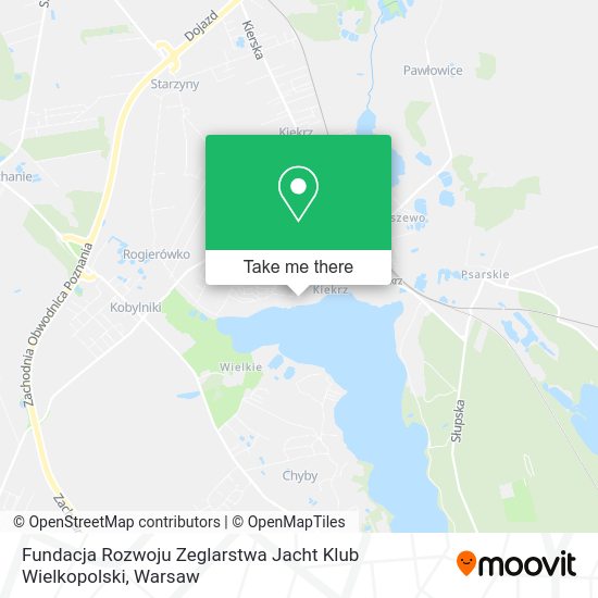 Fundacja Rozwoju Zeglarstwa Jacht Klub Wielkopolski map