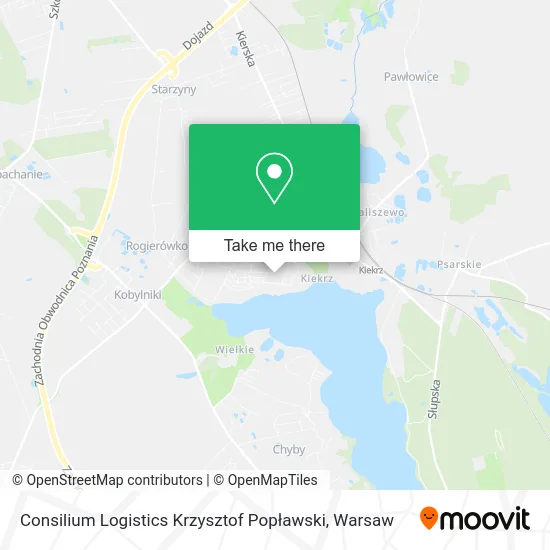 Карта Consilium Logistics Krzysztof Popławski