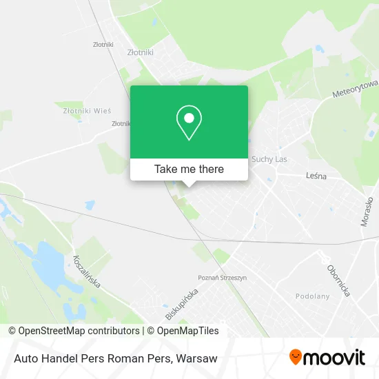 Карта Auto Handel Pers Roman Pers