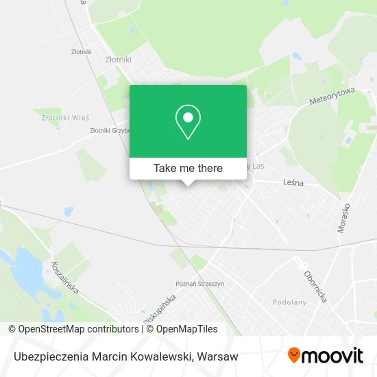 Ubezpieczenia Marcin Kowalewski map