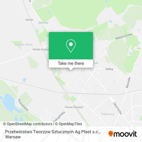 Przetwórstwo Tworzyw Sztucznych Ag Plast s.c. map