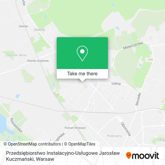 Przedsiębiorstwo Instalacyjno-Usługowe Jarosław Kuczmański map