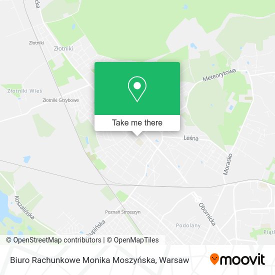 Biuro Rachunkowe Monika Moszyńska map