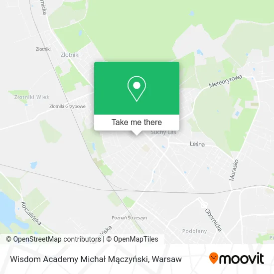 Карта Wisdom Academy Michał Mączyński