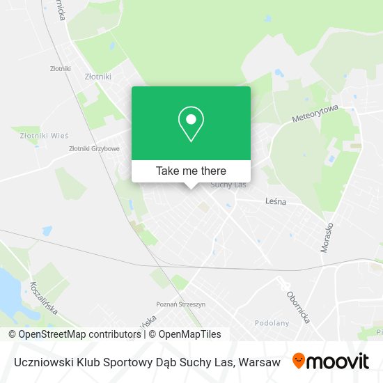 Uczniowski Klub Sportowy Dąb Suchy Las map