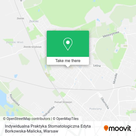 Indywidualna Praktyka Stomatologiczna Edyta Borkowska-Malicka map