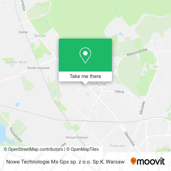 Карта Nowe Technologie Ms Gps sp. z o.o. Sp.K