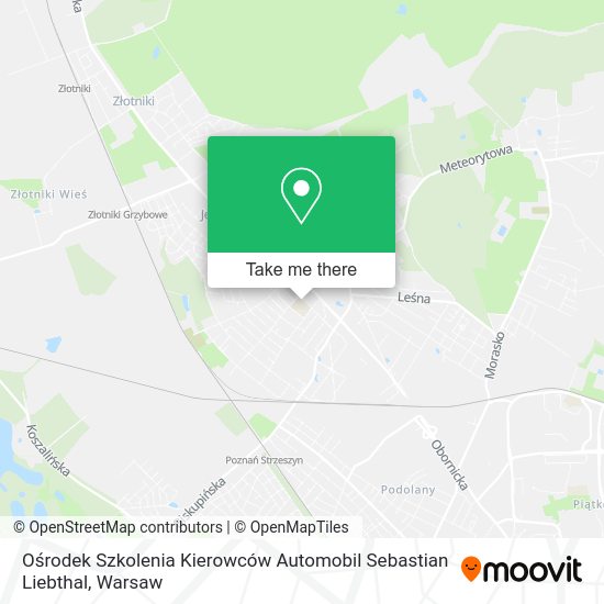 Ośrodek Szkolenia Kierowców Automobil Sebastian Liebthal map