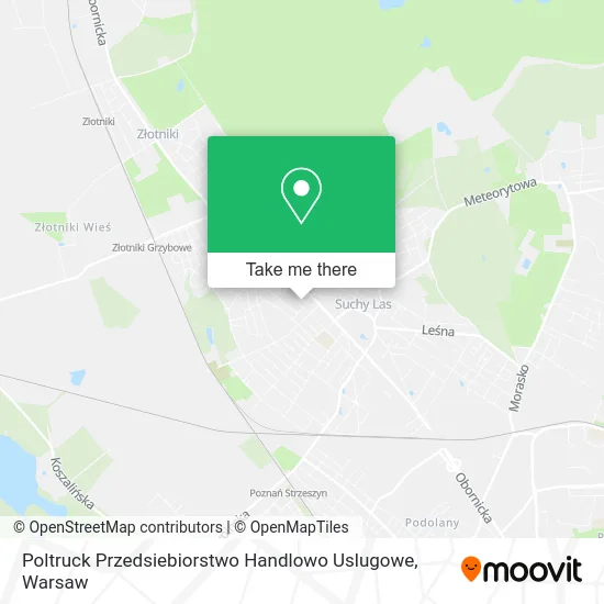 Карта Poltruck Przedsiebiorstwo Handlowo Uslugowe
