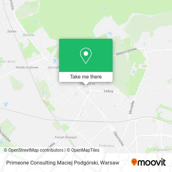 Карта Primeone Consulting Maciej Podgórski