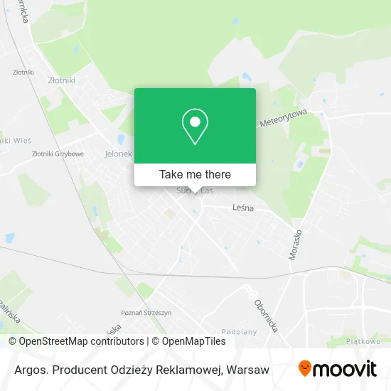 Argos. Producent Odzieży Reklamowej map
