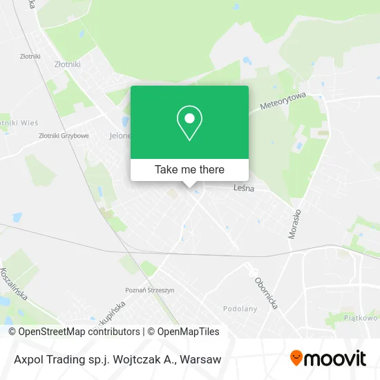 Axpol Trading sp.j. Wojtczak A. map