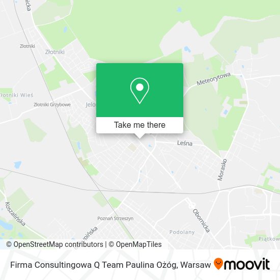 Firma Consultingowa Q Team Paulina Ożóg map