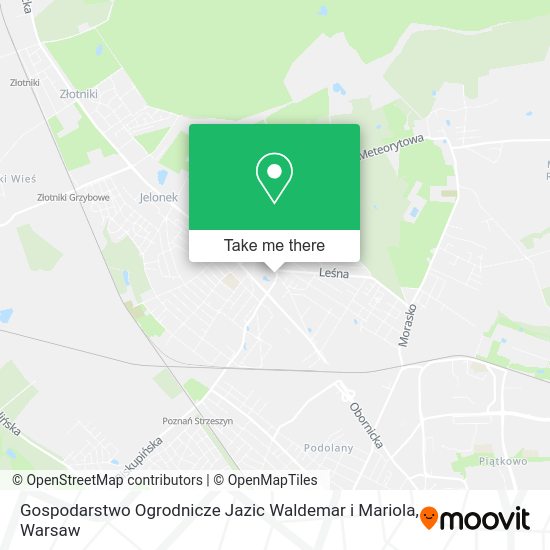 Gospodarstwo Ogrodnicze Jazic Waldemar i Mariola map