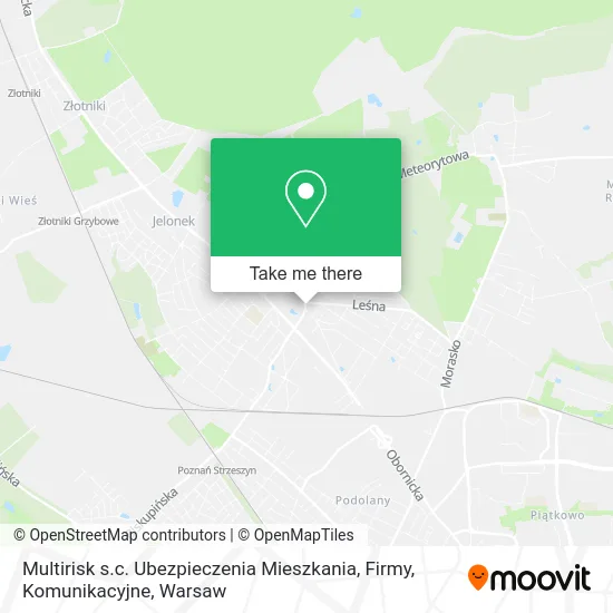 Карта Multirisk s.c. Ubezpieczenia Mieszkania, Firmy, Komunikacyjne