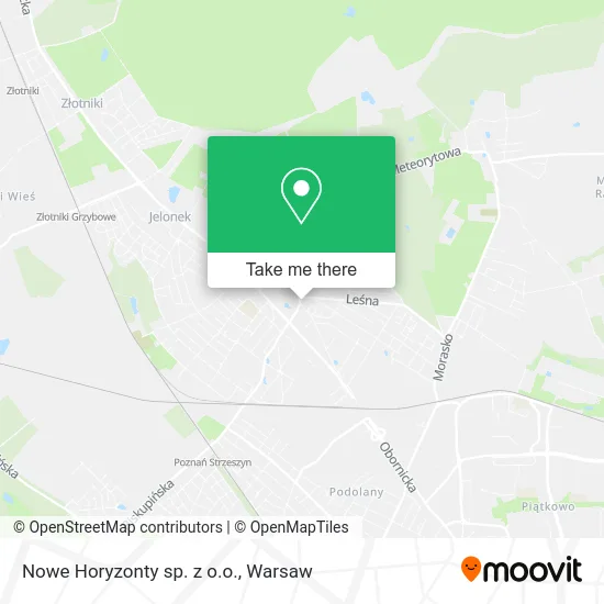 Карта Nowe Horyzonty sp. z o.o.