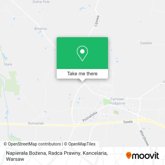 Napierała Bożena, Radca Prawny. Kancelaria map