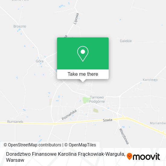 Doradztwo Finansowe Karolina Frąckowiak-Warguła map