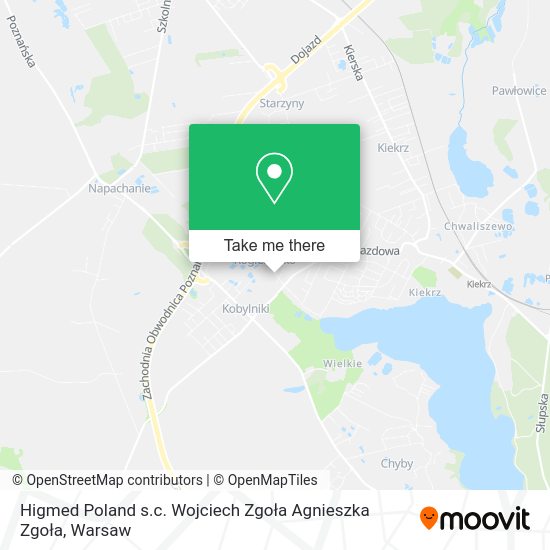 Higmed Poland s.c. Wojciech Zgoła Agnieszka Zgoła map