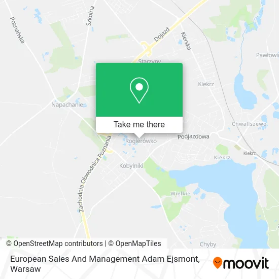Карта European Sales And Management Adam Ejsmont