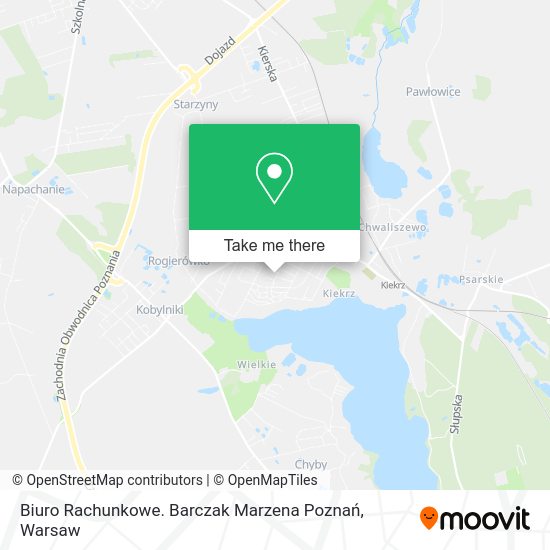 Biuro Rachunkowe. Barczak Marzena Poznań map