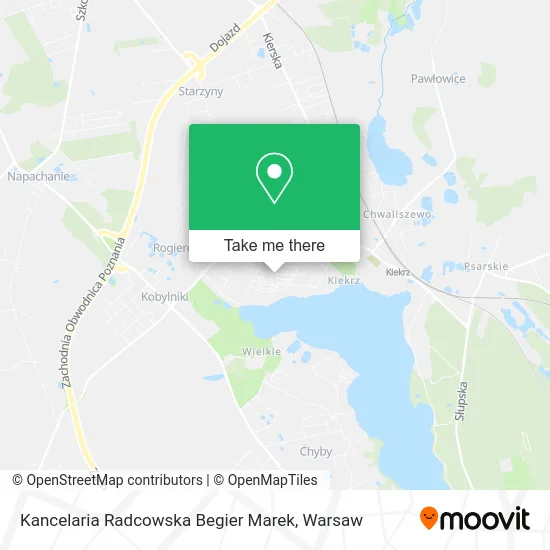Kancelaria Radcowska Begier Marek map