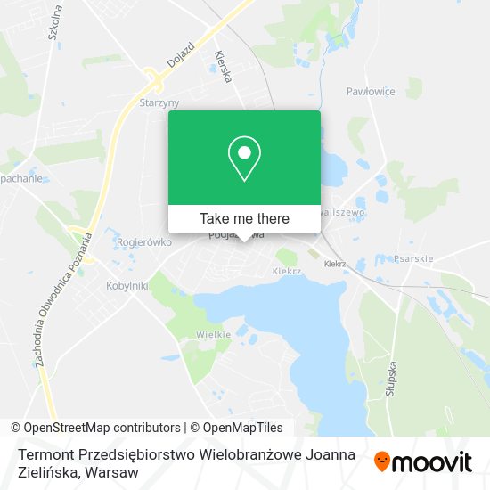 Termont Przedsiębiorstwo Wielobranżowe Joanna Zielińska map