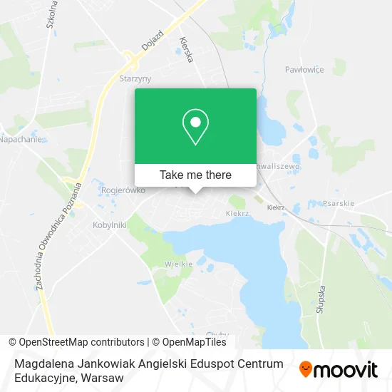 Magdalena Jankowiak Angielski Eduspot Centrum Edukacyjne map