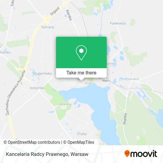 Kancelaria Radcy Prawnego map