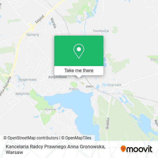 Kancelaria Radcy Prawnego Anna Gronowska map