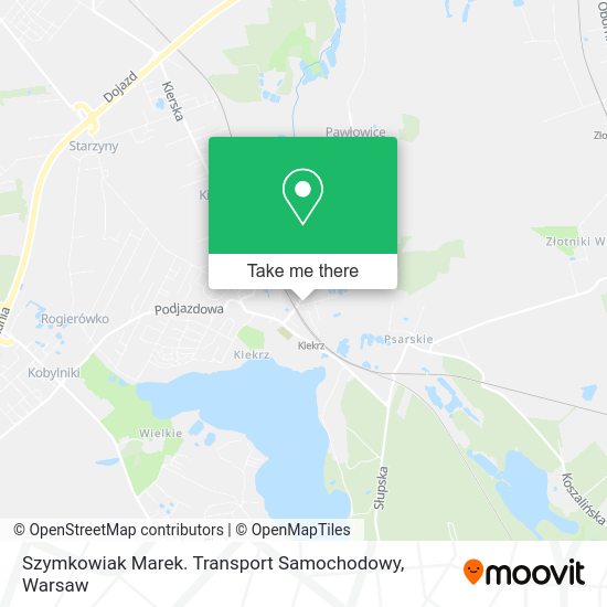 Szymkowiak Marek. Transport Samochodowy map