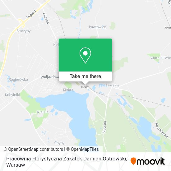 Pracownia Florystyczna Zakatek Damian Ostrowski map