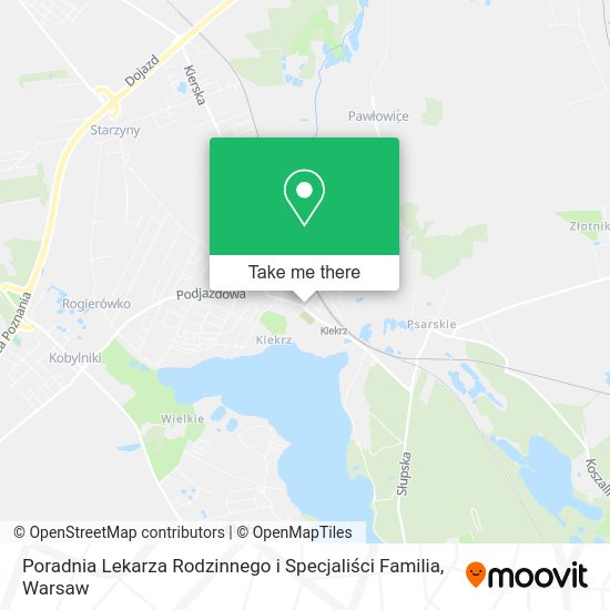 Poradnia Lekarza Rodzinnego i Specjaliści Familia map