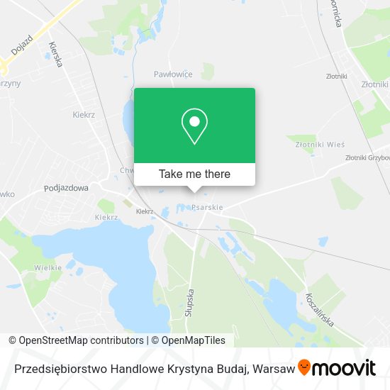 Przedsiębiorstwo Handlowe Krystyna Budaj map