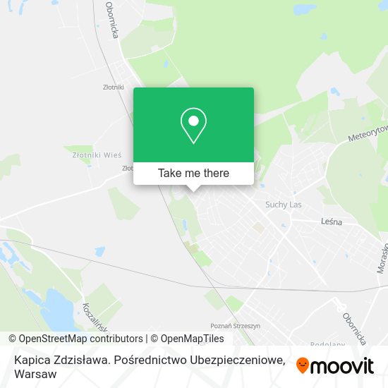 Kapica Zdzisława. Pośrednictwo Ubezpieczeniowe map