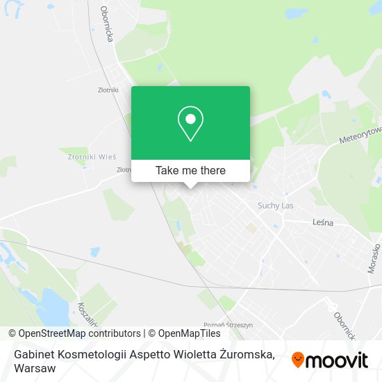 Карта Gabinet Kosmetologii Aspetto Wioletta Żuromska