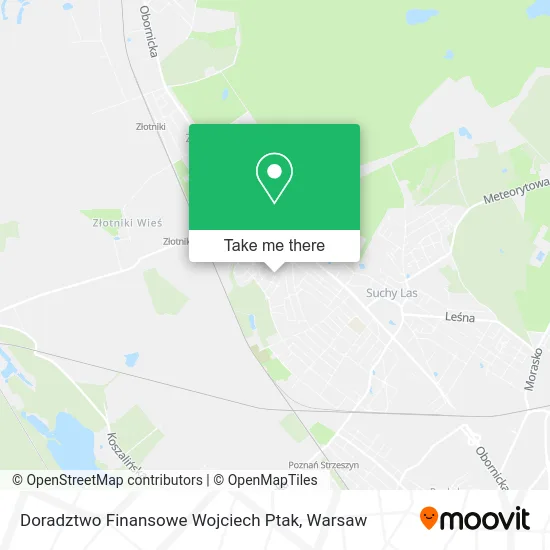 Карта Doradztwo Finansowe Wojciech Ptak