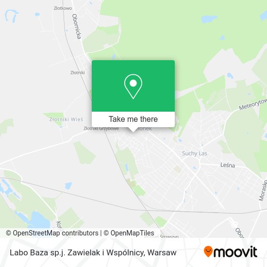 Labo Baza sp.j. Zawielak i Wspólnicy map