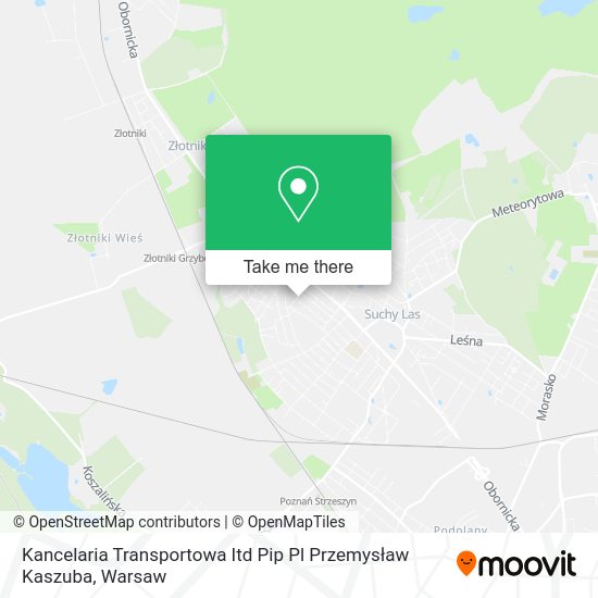 Карта Kancelaria Transportowa Itd Pip Pl Przemysław Kaszuba