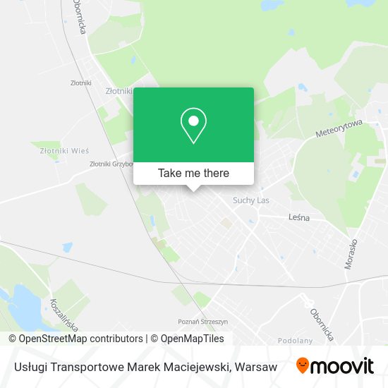 Usługi Transportowe Marek Maciejewski map