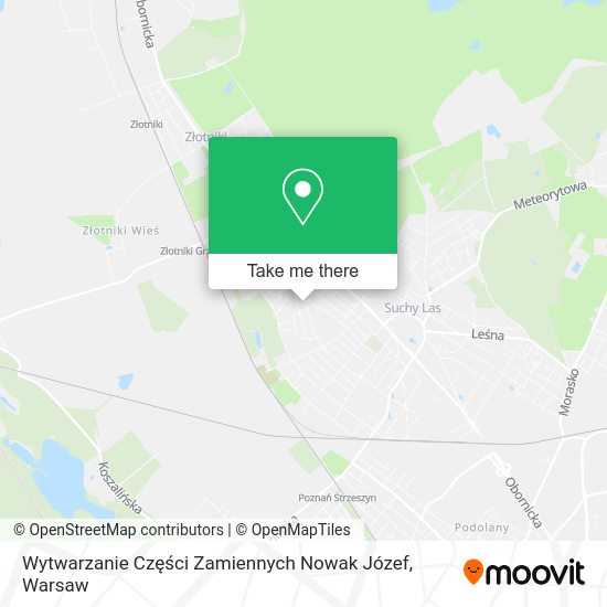 Wytwarzanie Części Zamiennych Nowak Józef map