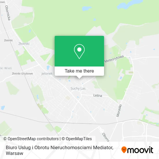 Карта Biuro Uslug i Obrotu Nieruchomosciami Mediator
