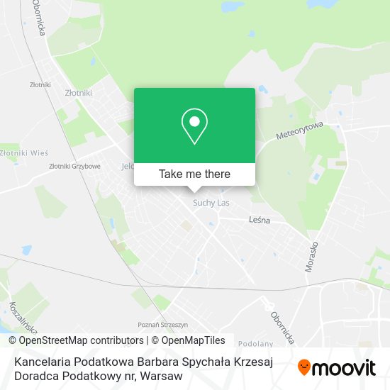 Kancelaria Podatkowa Barbara Spychała Krzesaj Doradca Podatkowy nr map