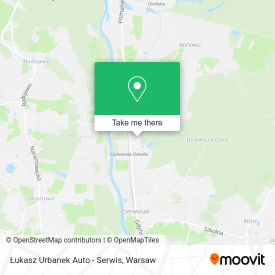 Łukasz Urbanek Auto - Serwis map