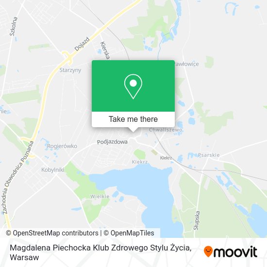 Magdalena Piechocka Klub Zdrowego Stylu Życia map