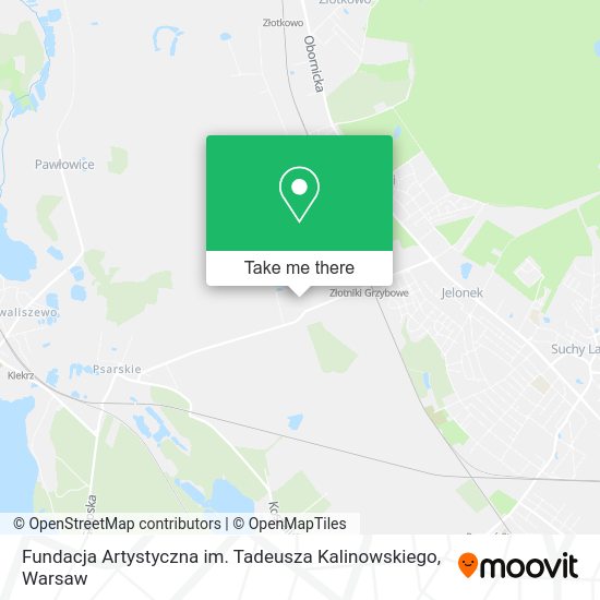 Карта Fundacja Artystyczna im. Tadeusza Kalinowskiego