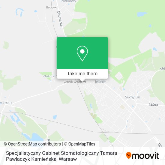 Specjalistyczny Gabinet Stomatologiczny Tamara Pawlaczyk Kamieńska map