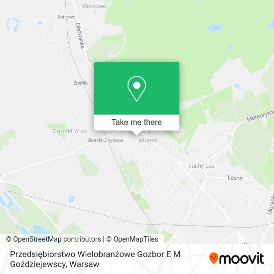 Przedsiębiorstwo Wielobranżowe Gozbor E M Goździejewscy map