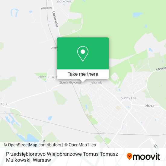 Przedsiębiorstwo Wielobranżowe Tomus Tomasz Mulkowski map